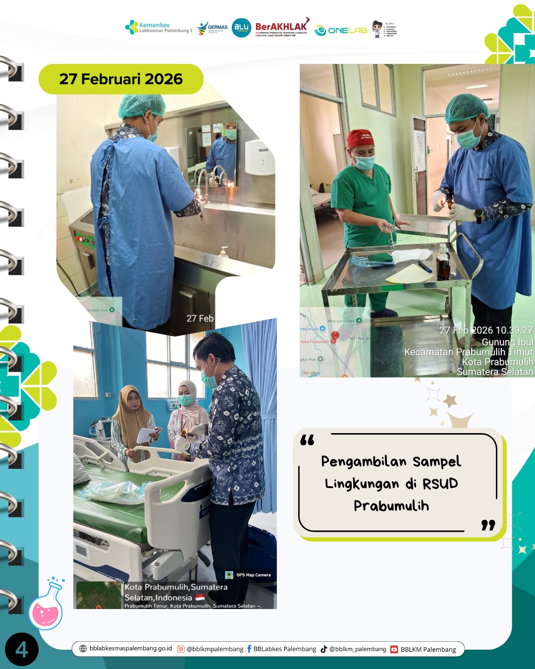 Gambar Kabar Sepekan BBLKM Palembang Edisi Februari 2026 Minggu ke 4